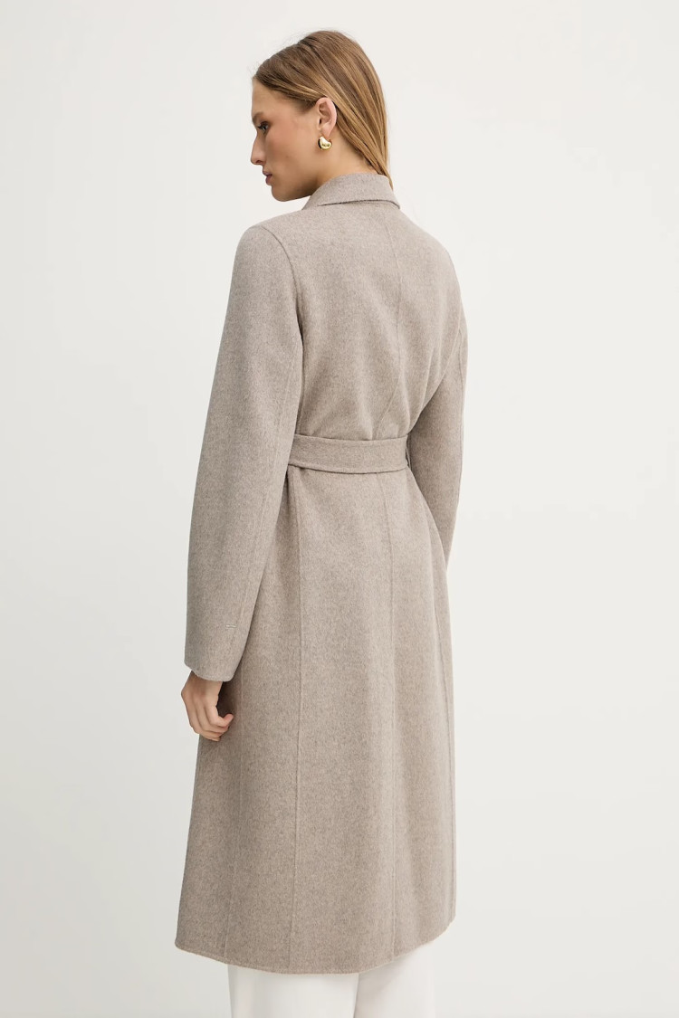 Пальто Slim Fit для жінок (481838), колір Коричневий - №4
