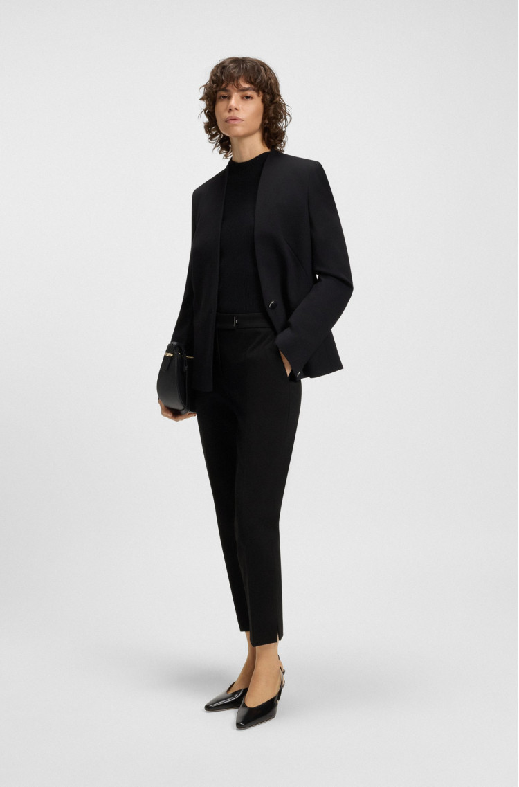 Брюки повсякденні Slim Fit для жінок (481839), колір Чорний - №3