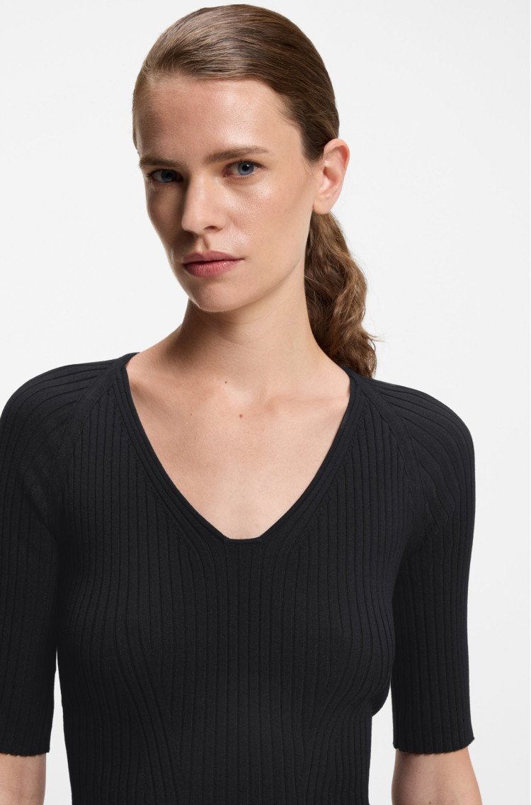 Футболка трикотажная Extra Slim Fit для женщин (481842), цвет Черный - №5