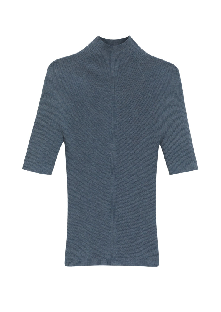 Футболка трикотажна Regular Fit для жінок (481844), колір Синій - №1