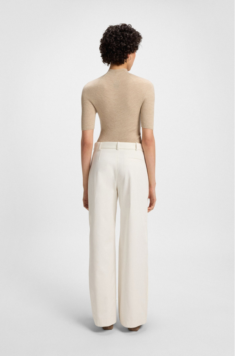 Брюки джерсі Relaxed Fit для жінок (481850), колір Молочний - №4