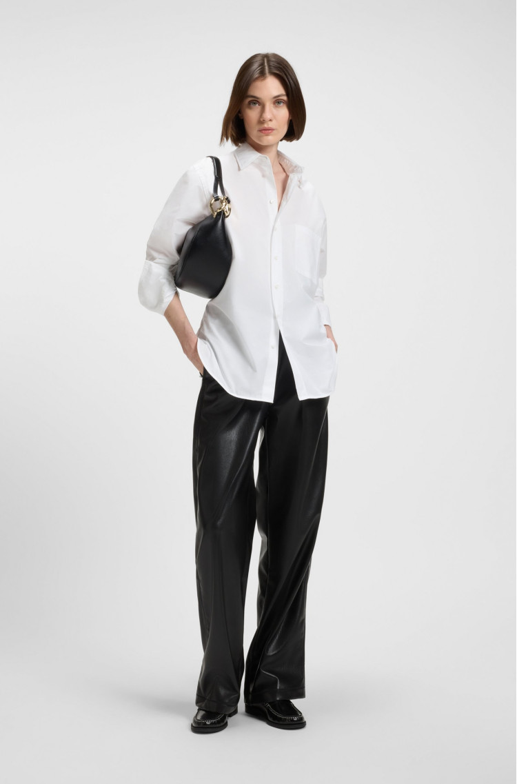 Сорочка з довгим рукавом Relaxed Fit для жінок (481851), колір Білий - №3