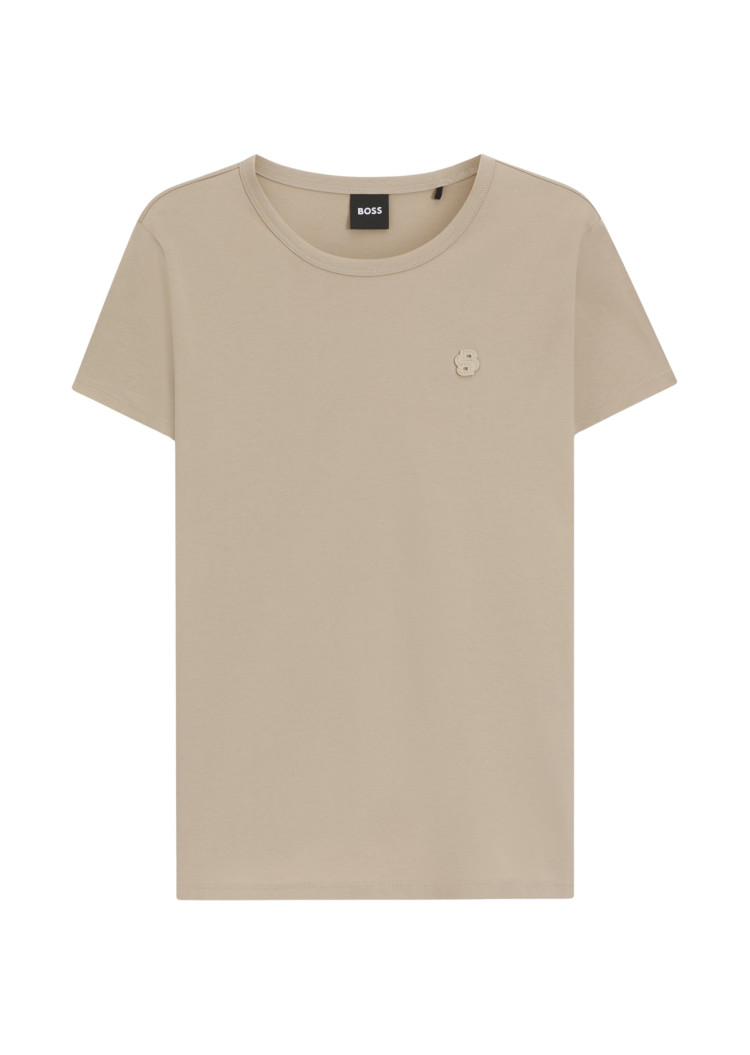 Футболка Regular Fit для жінок (481859), колір Бежевий - №1