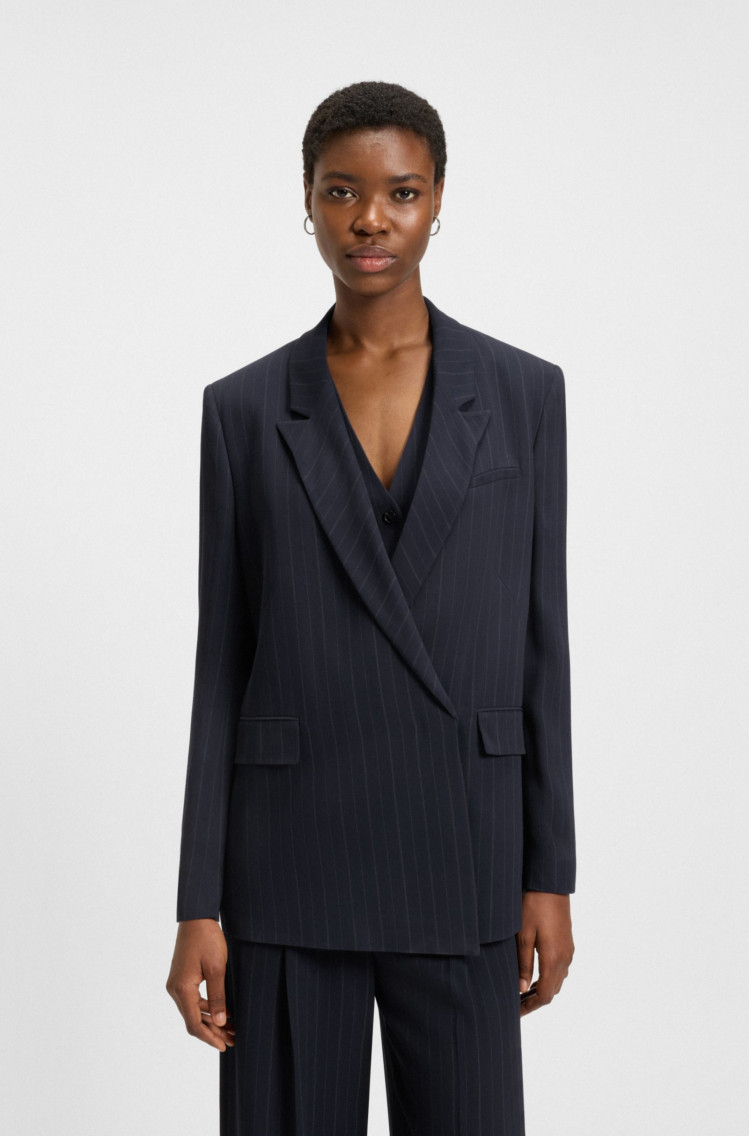 Жакет костюмный Relaxed Fit для женщин (481861), цвет Синий - №2