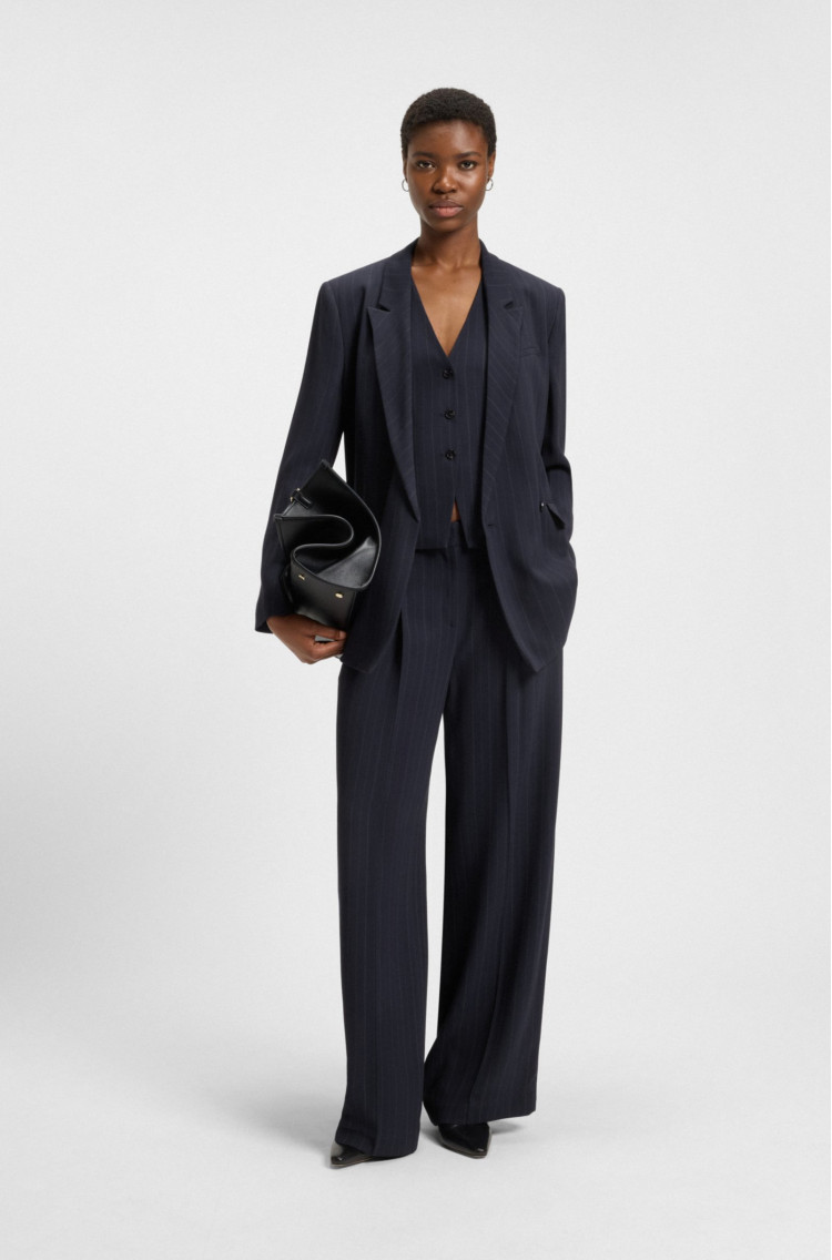 Жакет костюмный Relaxed Fit для женщин (481861), цвет Синий - №3