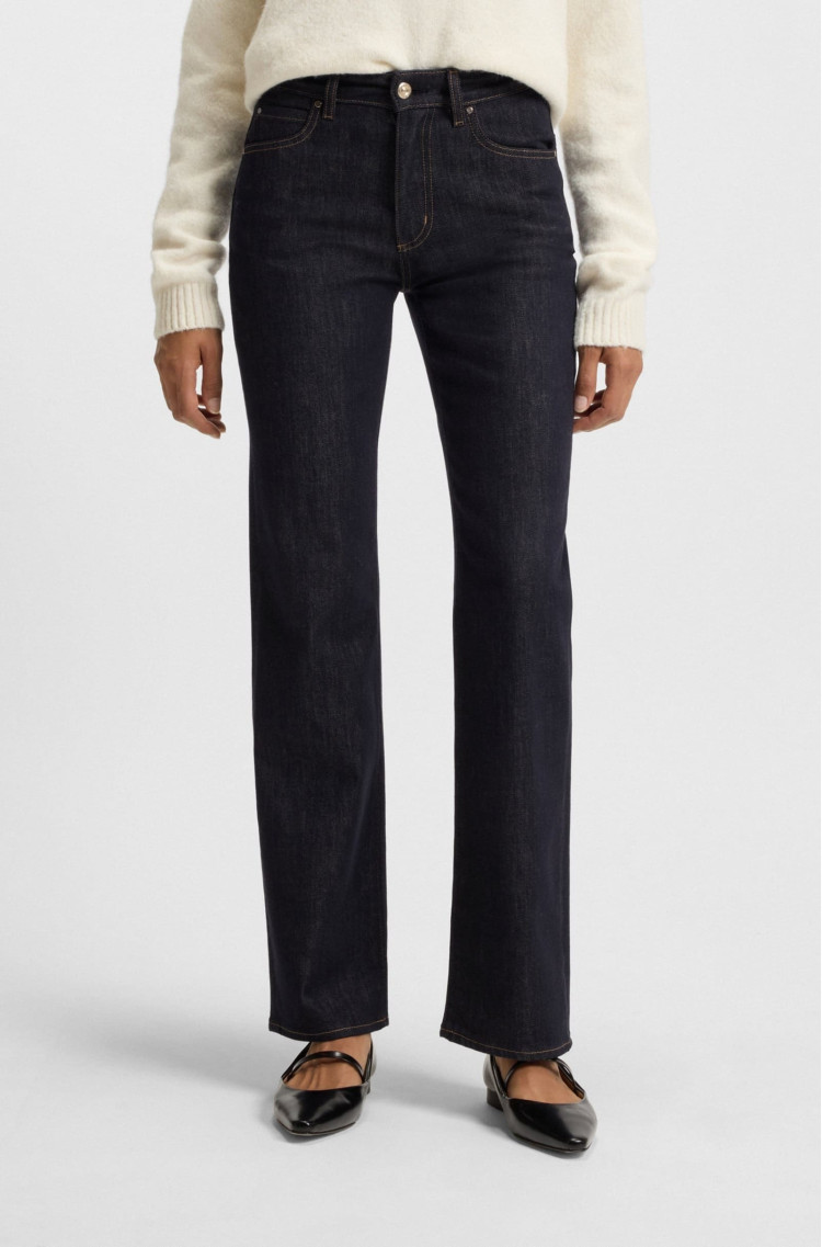 Джинси Regular Slim Fit Середня для жінок (481866), колір Синій - №2