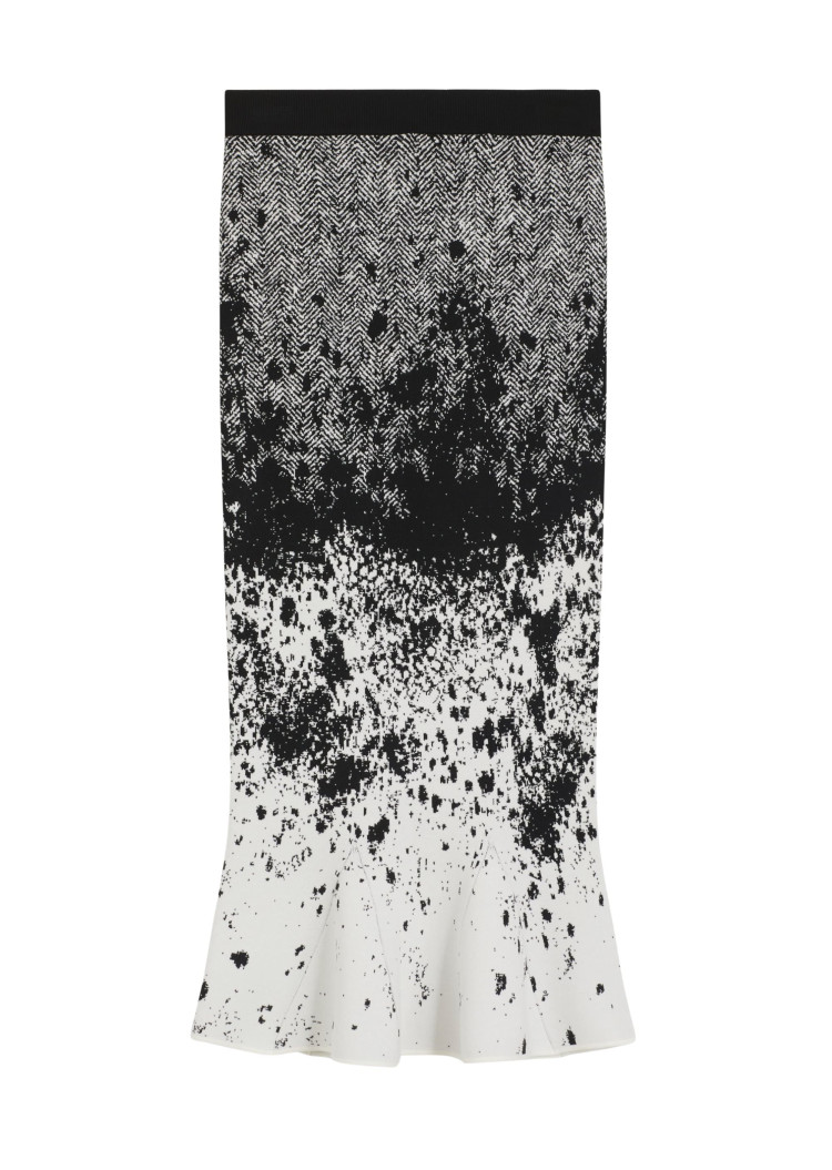 Спідниця максі Slim Fit для жінок (481870), колір Сірий - №1
