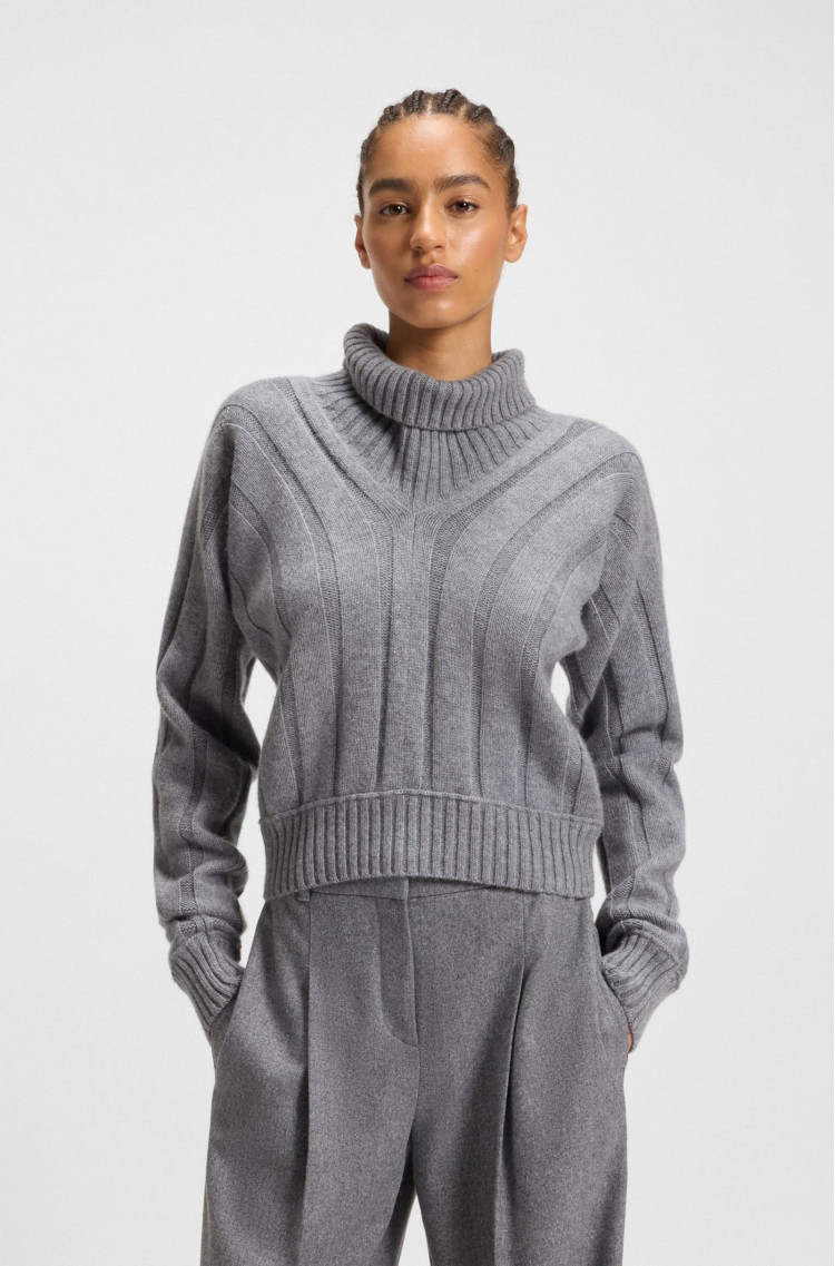 Свитер Regular Fit для женщин (481874), цвет Серый - №2