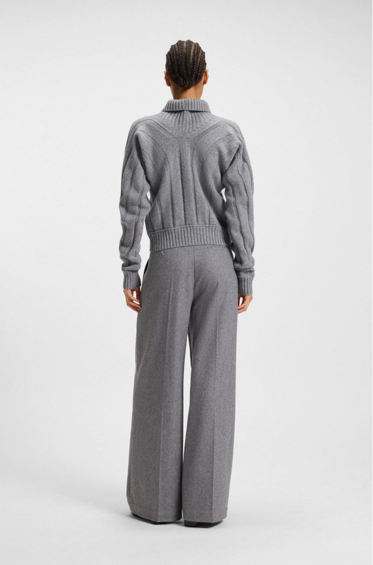 Свитер Regular Fit для женщин (481874), цвет Серый - №4