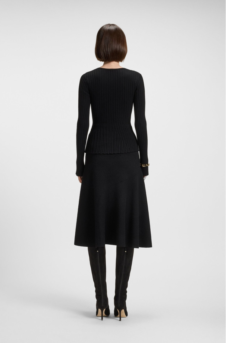 Юбка миди Regular Fit для женщин (481877), цвет Черный - №4