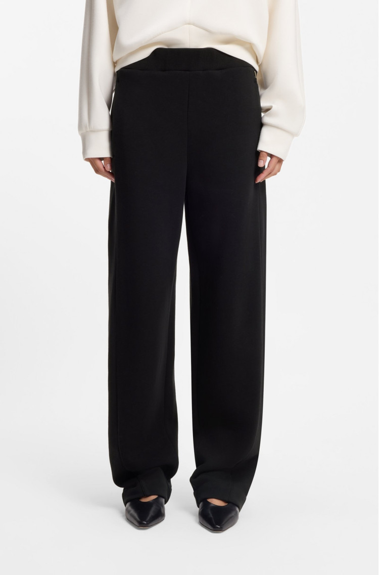 Брюки джерси Relaxed Fit Высокая для женщин (481882), цвет Черный - №2