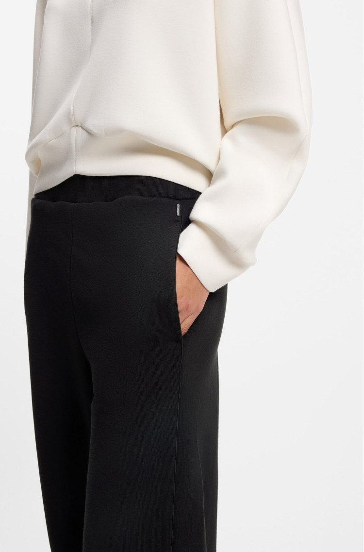 Брюки джерси Relaxed Fit Высокая для женщин (481882), цвет Черный - №5