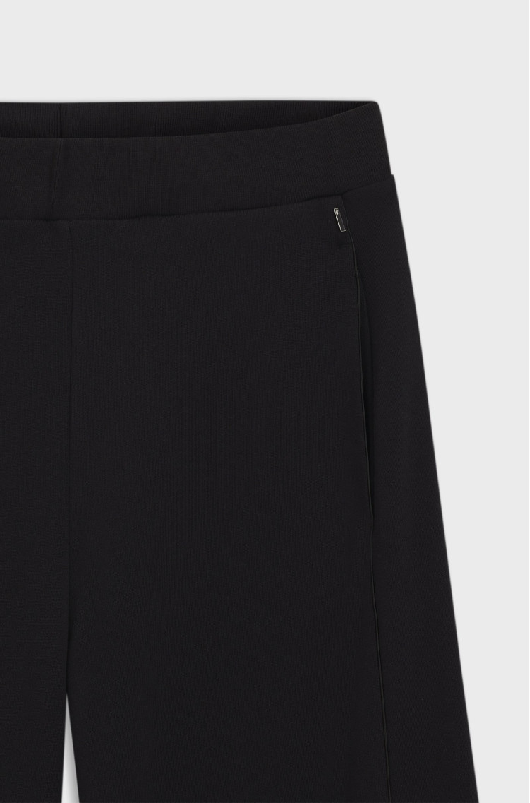 Брюки джерси Relaxed Fit Высокая для женщин (481882), цвет Черный - №6