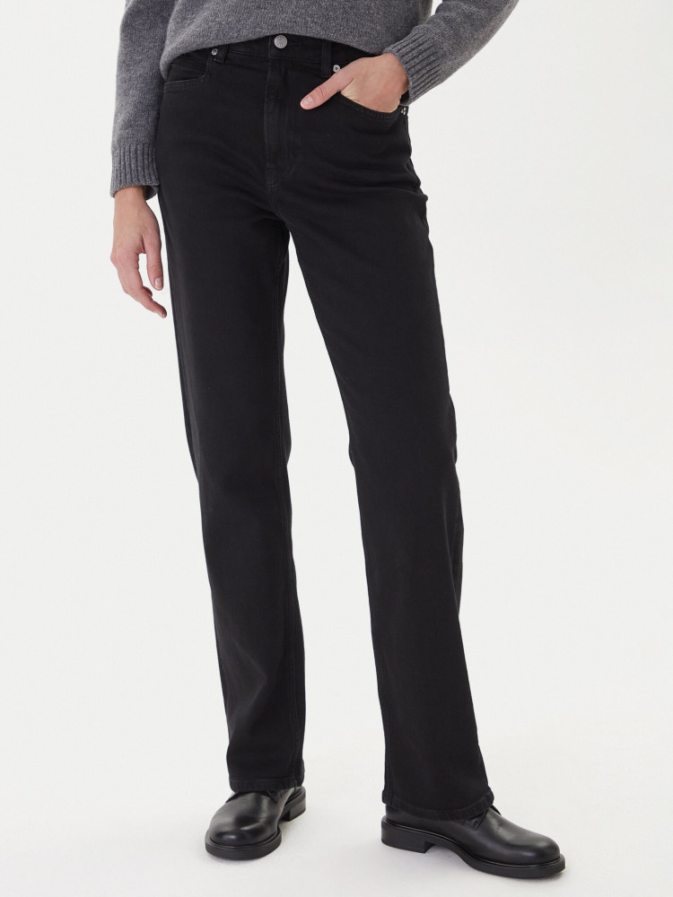 Джинси Regular Regular Fit для жінок (481908), колір Чорний - №1