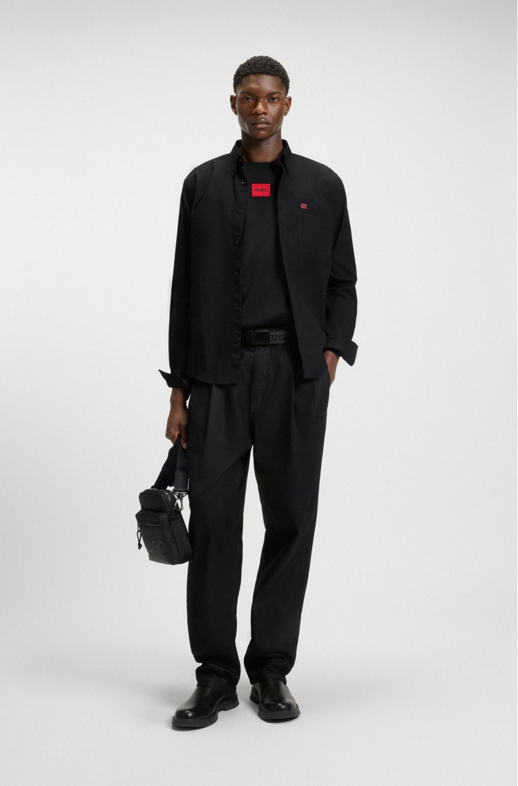сорочка ділова Slim Fit (481929), колір Чорний - №3