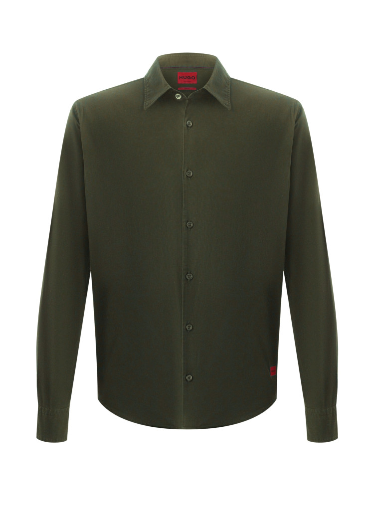 сорочка ділова Slim Fit (481931), колір Зелений - №1
