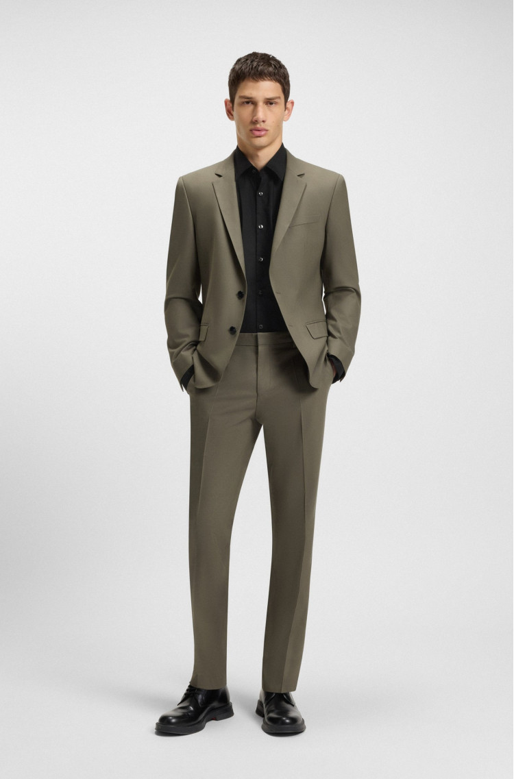 сорочка ділова Slim Fit (481933), колір Чорний - №3