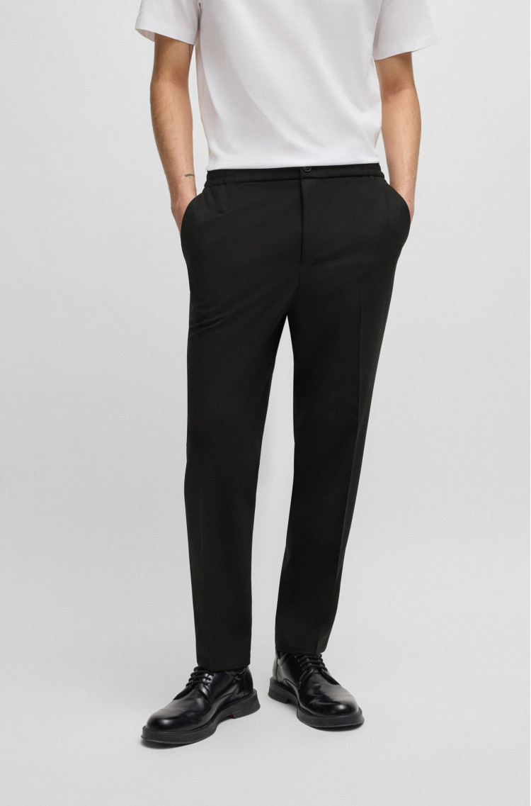 Брюки классика Slim Fit Высокая для мужчин (481941), цвет Черный - №2