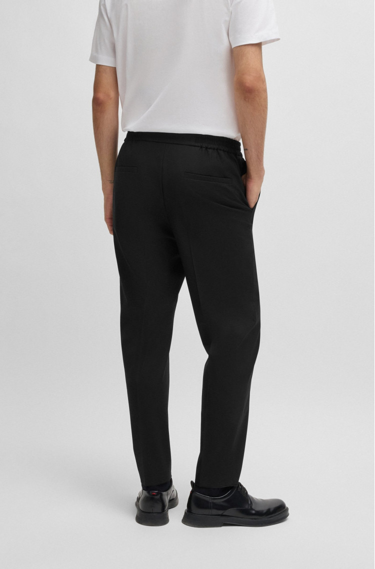 Брюки классика Slim Fit Высокая для мужчин (481941), цвет Черный - №4