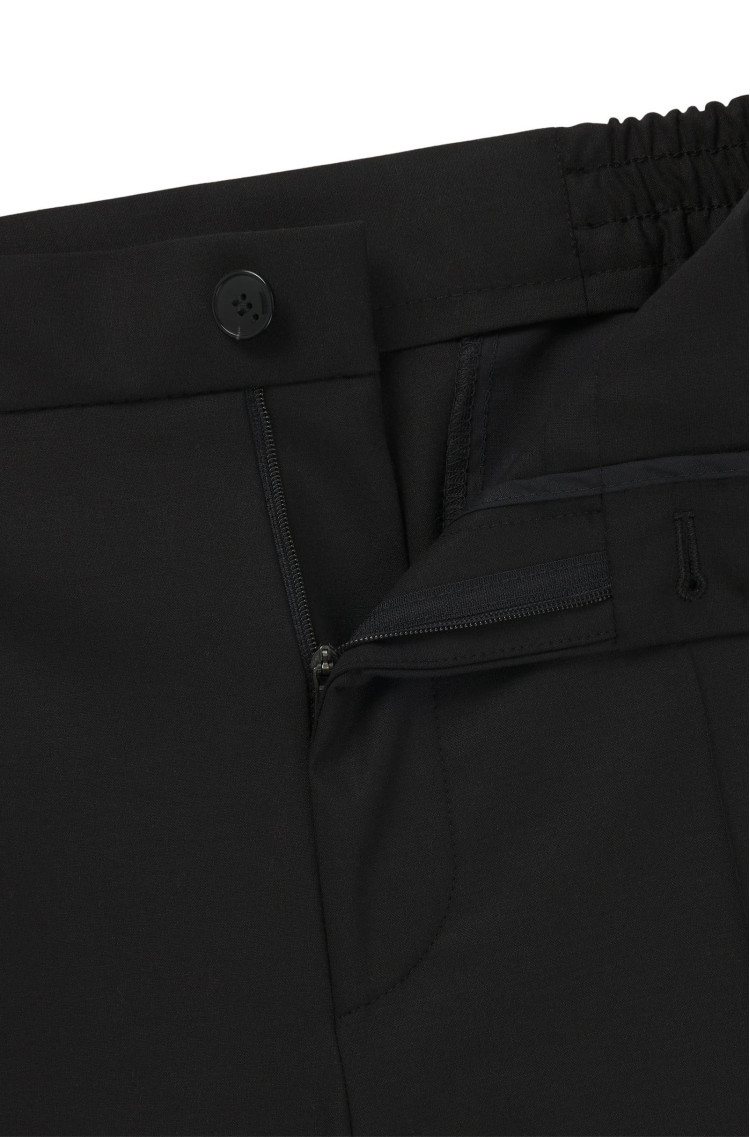 Брюки классика Slim Fit Высокая для мужчин (481941), цвет Черный - №6