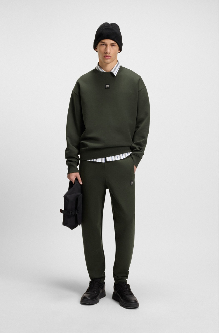 Брюки джерсі Relaxed Fit Висока — фото 3