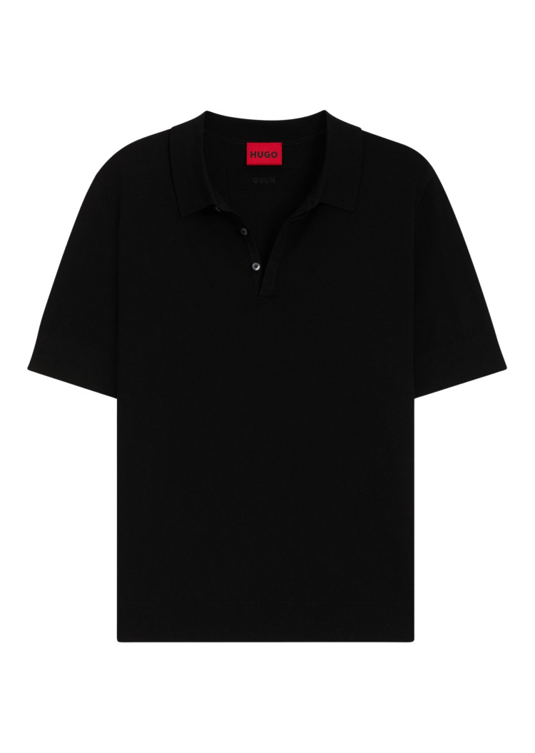 Поло Regular Fit (481946), колір Чорний - №1