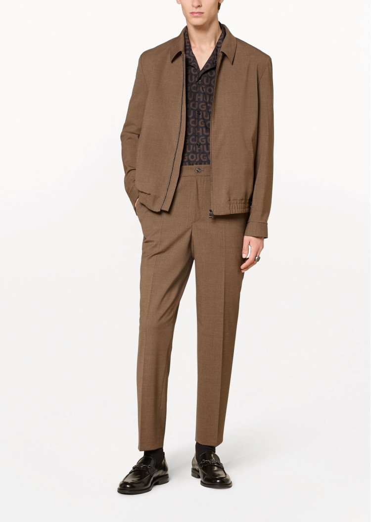 Брюки повсякденні Slim Fit для чоловіків (481947), колір Коричневий - №2