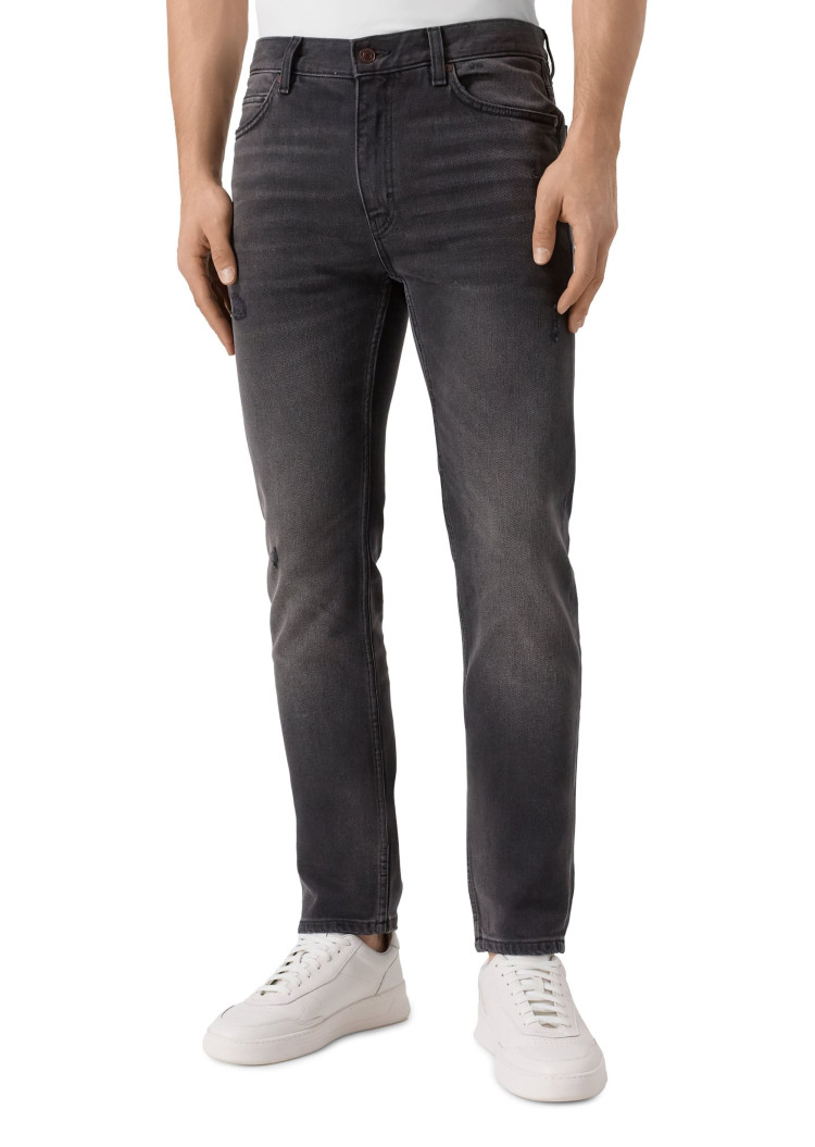 Джинси Slim Slim Fit Середня для чоловіків (481958), колір Сірий - №2