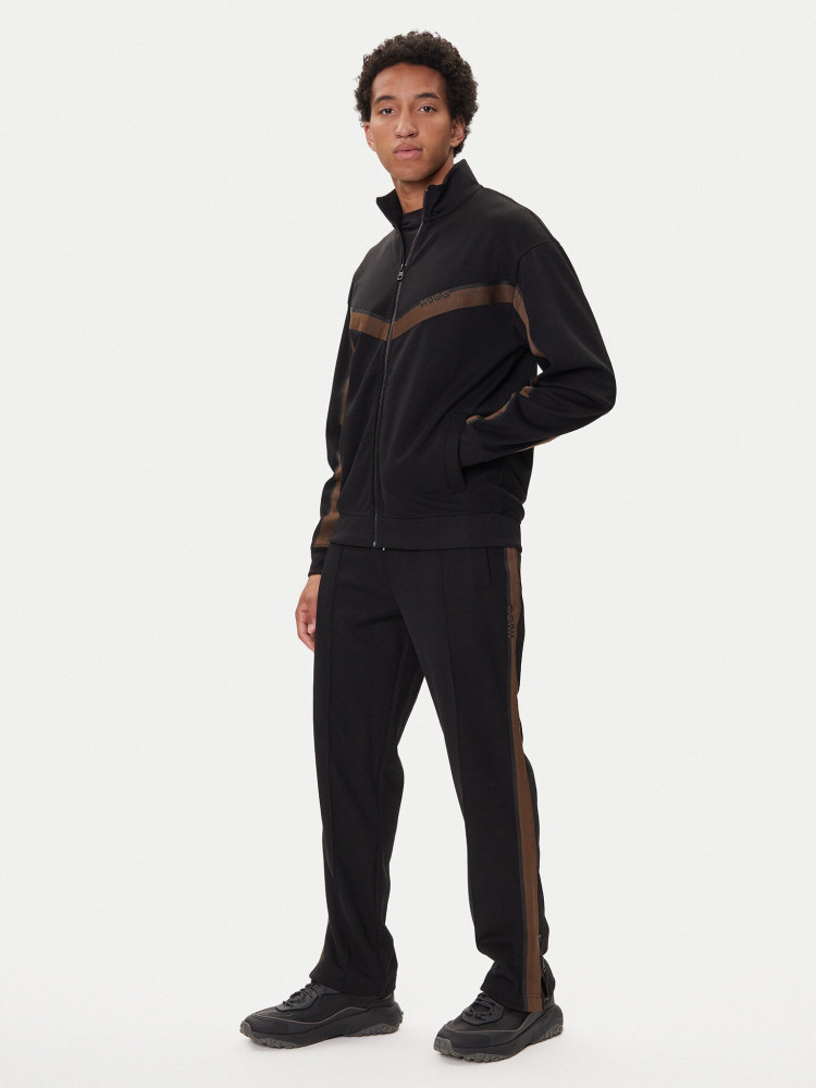 Брюки джерсі Relaxed Fit Висока для чоловіків (481961), колір Чорний - №2
