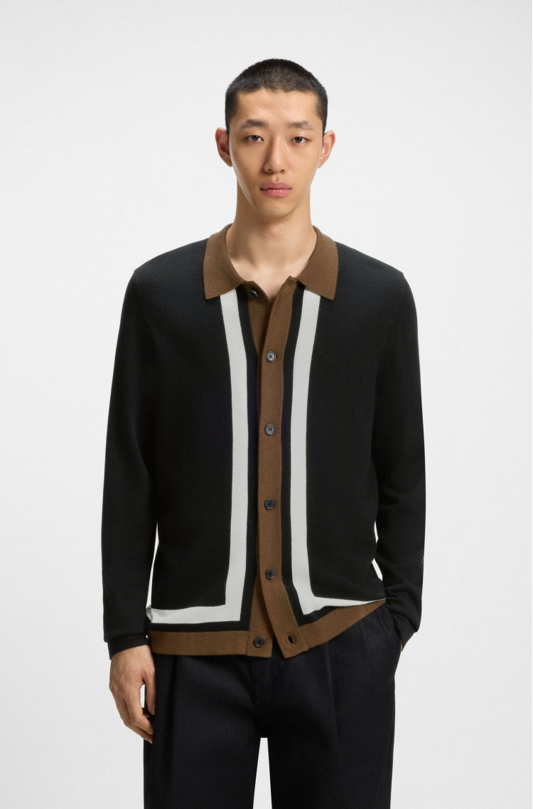 Кофта Regular Fit для чоловіків (481965), колір Чорний - №2