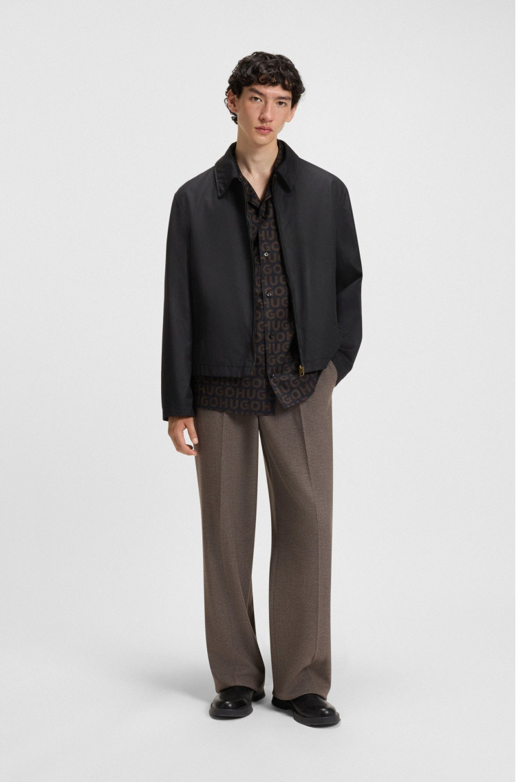 Ветровка Extra Slim Fit для мужчин (481971), цвет Черный - №3