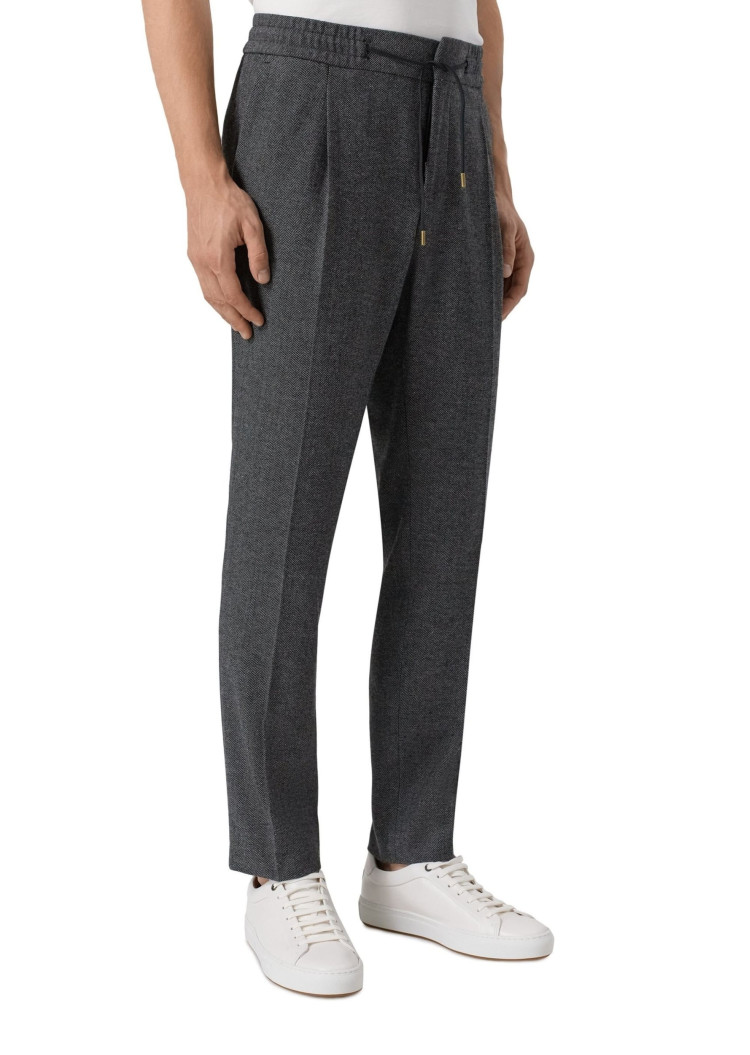 Брюки повседневные Slim Fit Средняя для мужчин (481972), цвет Серый - №2