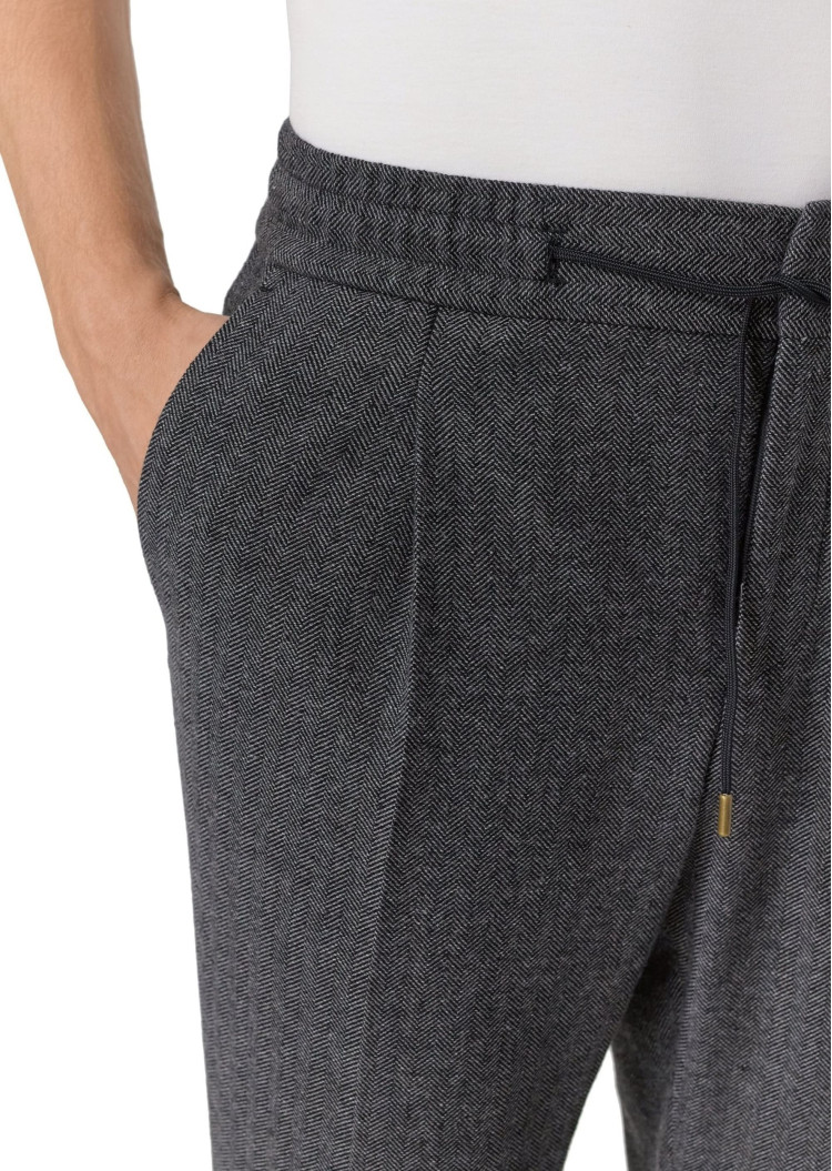Брюки повседневные Slim Fit Средняя для мужчин (481972), цвет Серый - №5