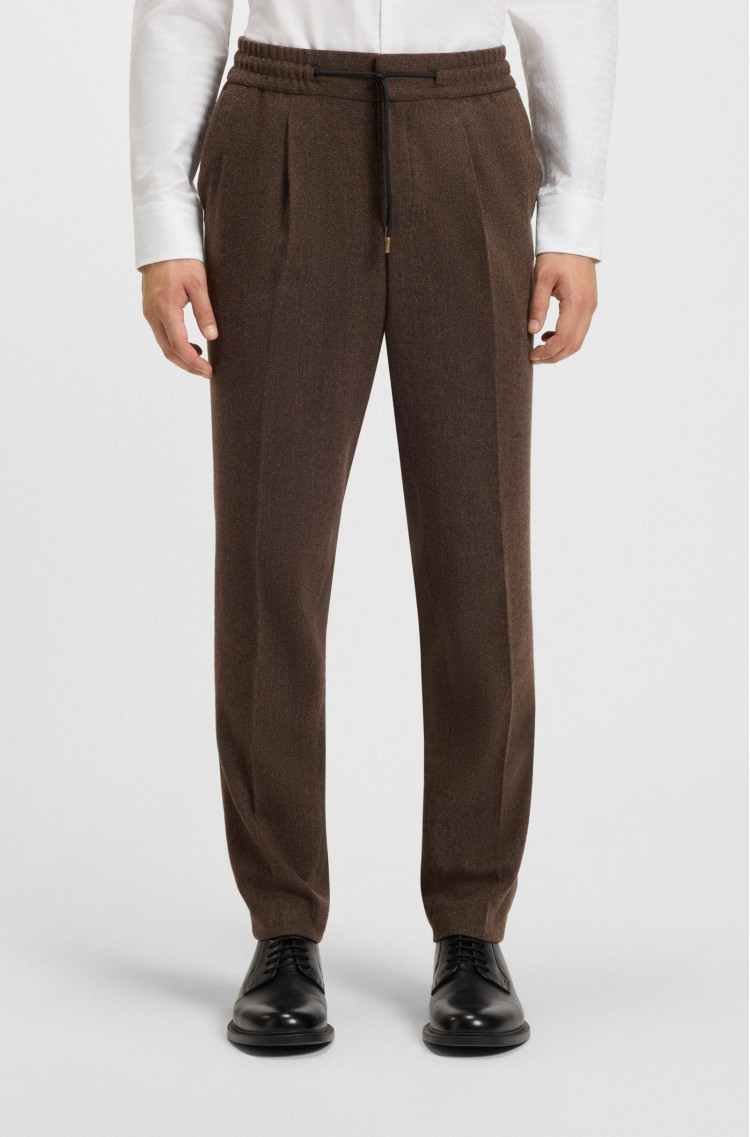 Брюки повседневные Slim Fit Средняя для мужчин (481973), цвет Коричневый - №3
