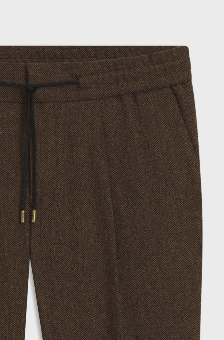 Брюки повседневные Slim Fit Средняя для мужчин (481973), цвет Коричневый - №6