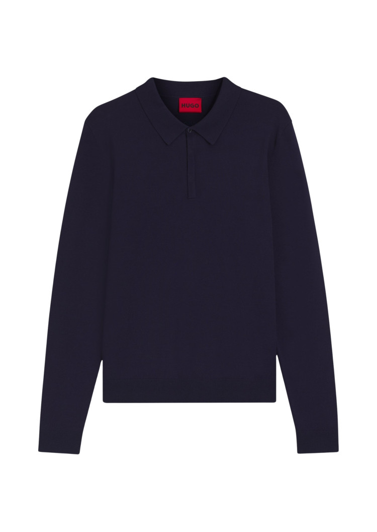 Поло з длинним рукавом Slim Fit