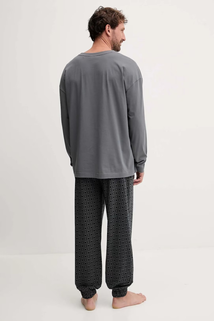 Піжама для дому та сну Relaxed Fit для чоловіків (482080), колір Чорний - №4