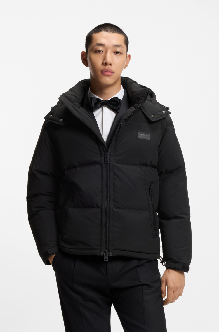 Пуховик Regular Fit для чоловіків (482086), колір Чорний - №2