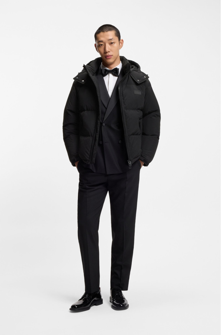 Пуховик Regular Fit для чоловіків (482086), колір Чорний - №3