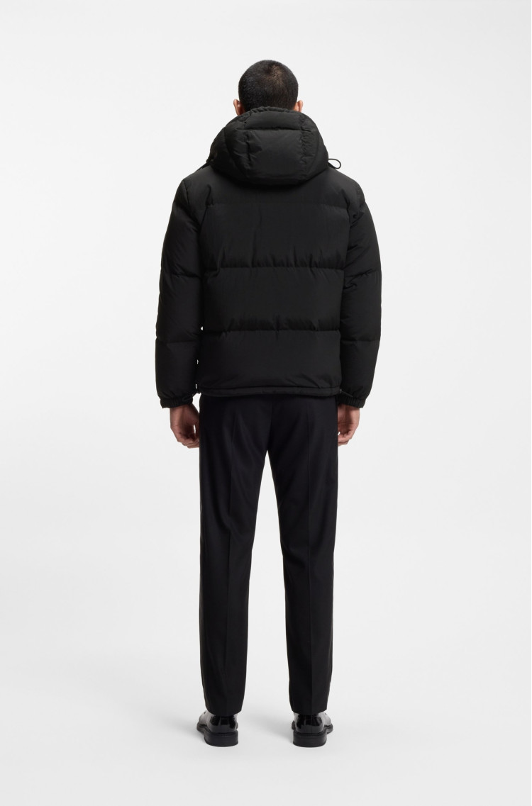Пуховик Regular Fit для чоловіків (482086), колір Чорний - №4