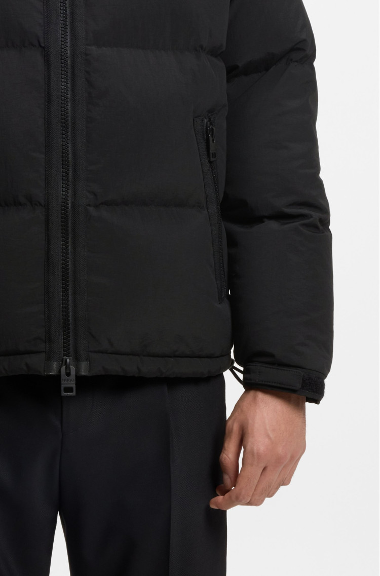 Пуховик Regular Fit для чоловіків (482086), колір Чорний - №6