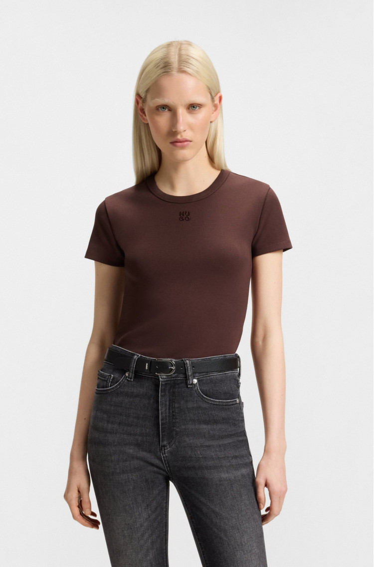 Футболка Slim Fit (482109), колір Коричневий - №2
