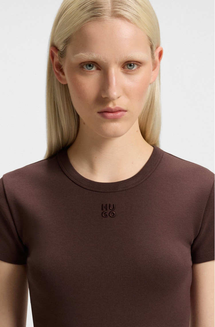 Футболка Slim Fit (482109), колір Коричневий - №5
