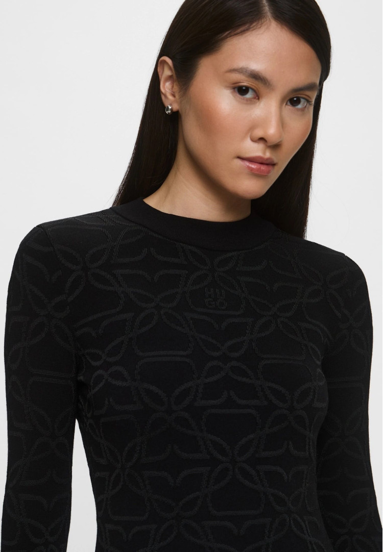 Джемпер Slim Fit для жінок (482116), колір Чорний - №6