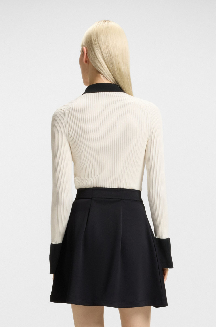 Джемпер Slim Fit для женщин (482117), цвет Белый - №4