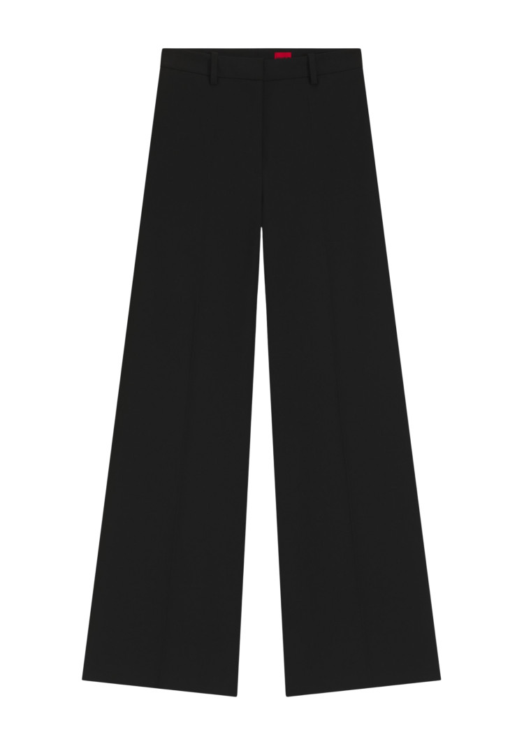 Брюки классика Regular Fit Высокая для женщин (482120), цвет Черный - №1