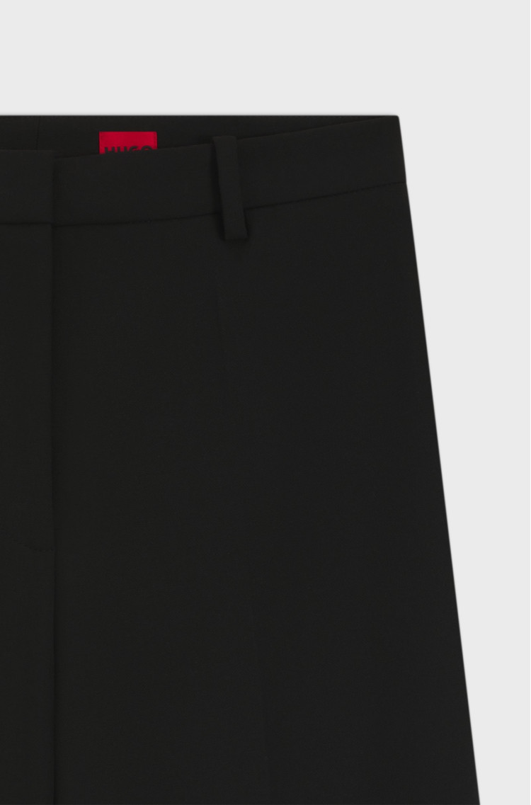 Брюки классика Regular Fit Высокая для женщин (482120), цвет Черный - №6