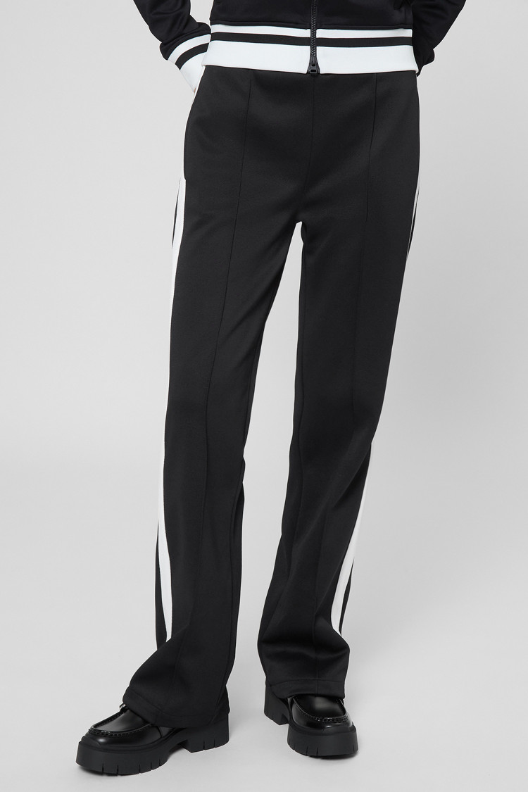 Брюки джерси Regular Fit Средняя для женщин (482122), цвет Черный - №2