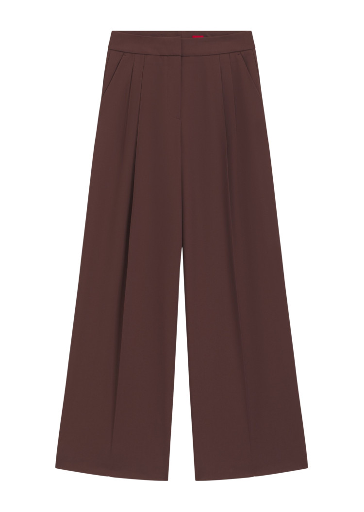 Брюки костюмні Relaxed Fit для жінок (482125), колір Коричневий - №1