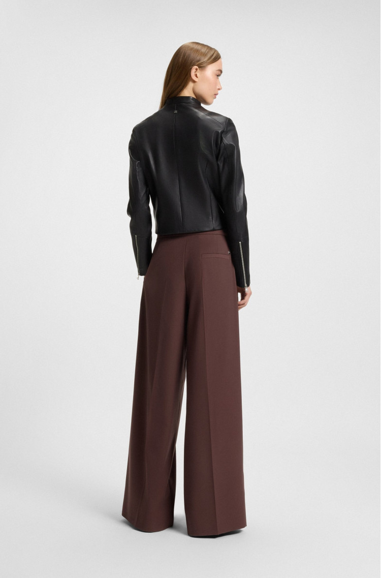 Брюки костюмные Relaxed Fit Высокая для женщин (482125), цвет Коричневый - №4